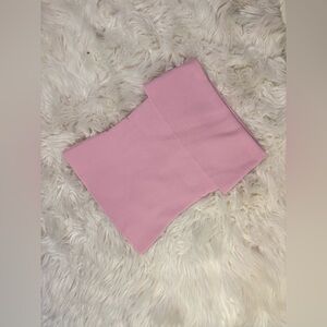 Zara Light Pink Knit Tube Top xs